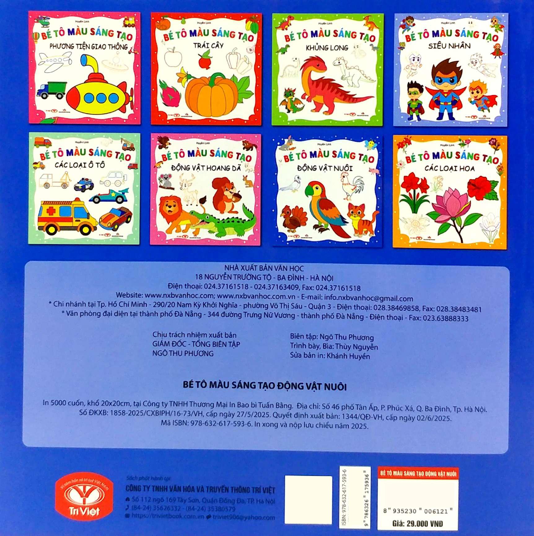 Sách - Bé Tô Màu Sáng Tạo - Động Vật Nuôi