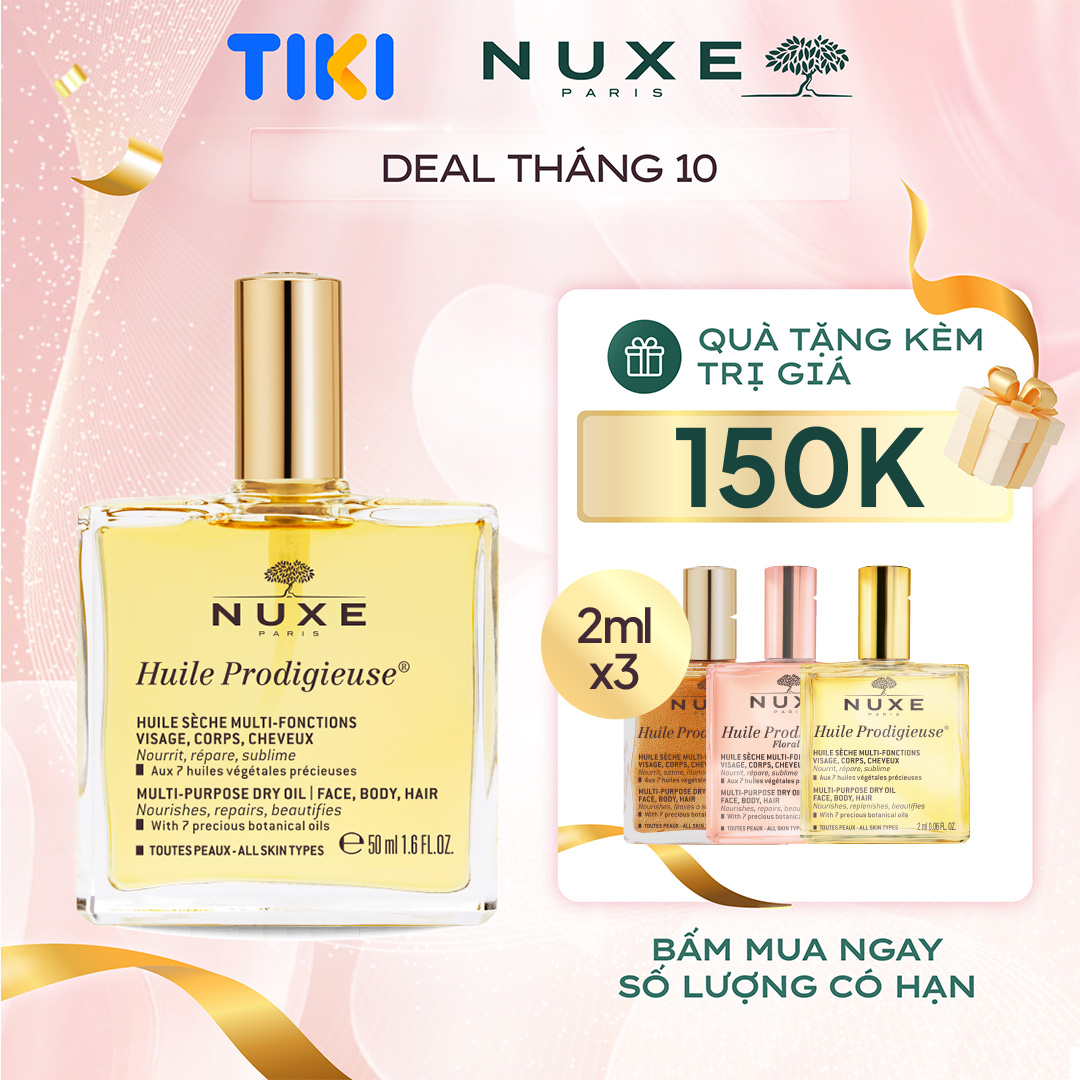 Dầu Khô Đa Năng Nuxe Huile Prodigieuse 50Ml