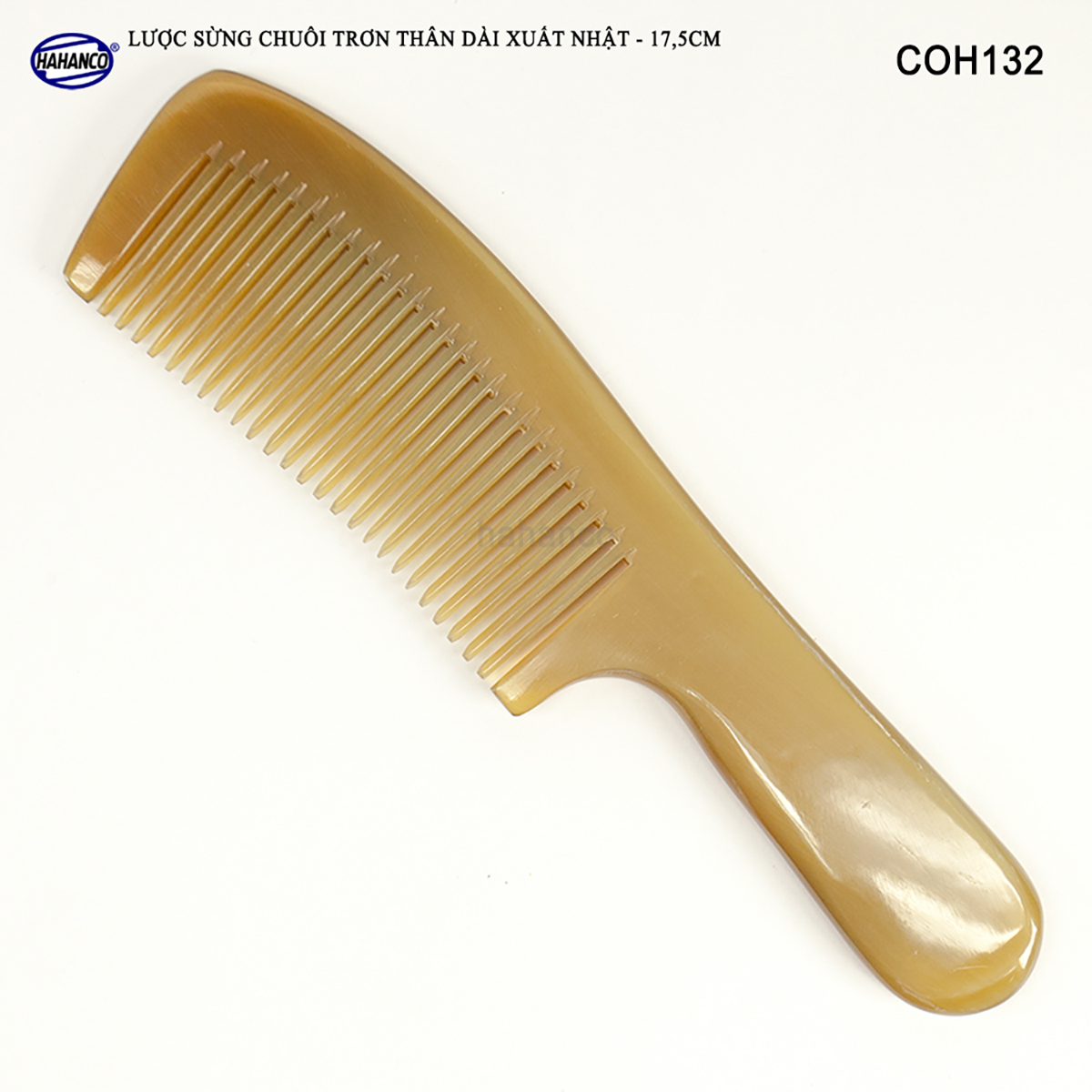 Lược sừng xuất Nhật  COH133 - Mẫu lược trơn chuẩn đẹp - Chăm sóc tóc