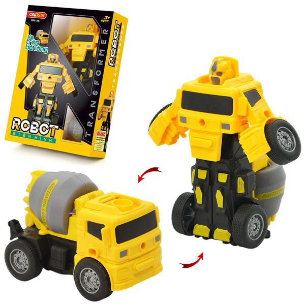 Đồ Chơi Robot Biến Hình - Xe Trộn Bê Tông - Cresta DK81361