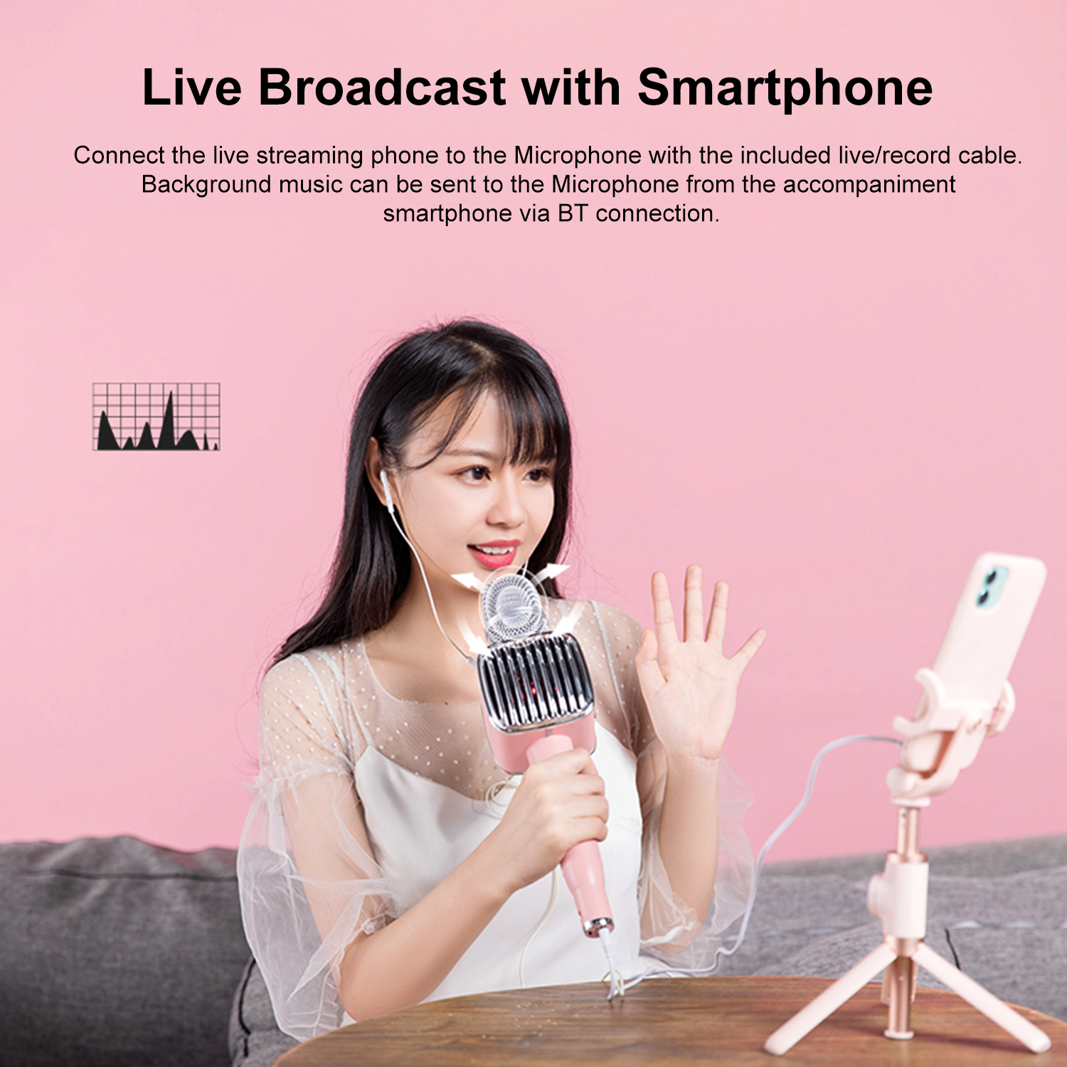 Máy nghe nhạc Karaoke TOSING G1 không dây Bluetooth 5.0 loa Micrô ghi âm hát trực tiếp