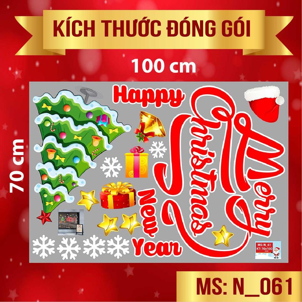 DECAL TRANG TRÍ GIÁNG SINH NOEL SỐ 110