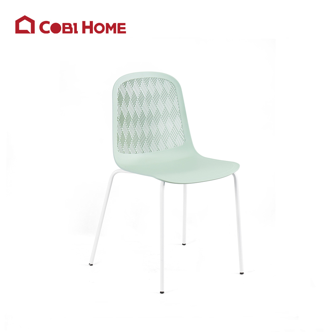 Ghế nhựa đúc chân kim loại Callipso