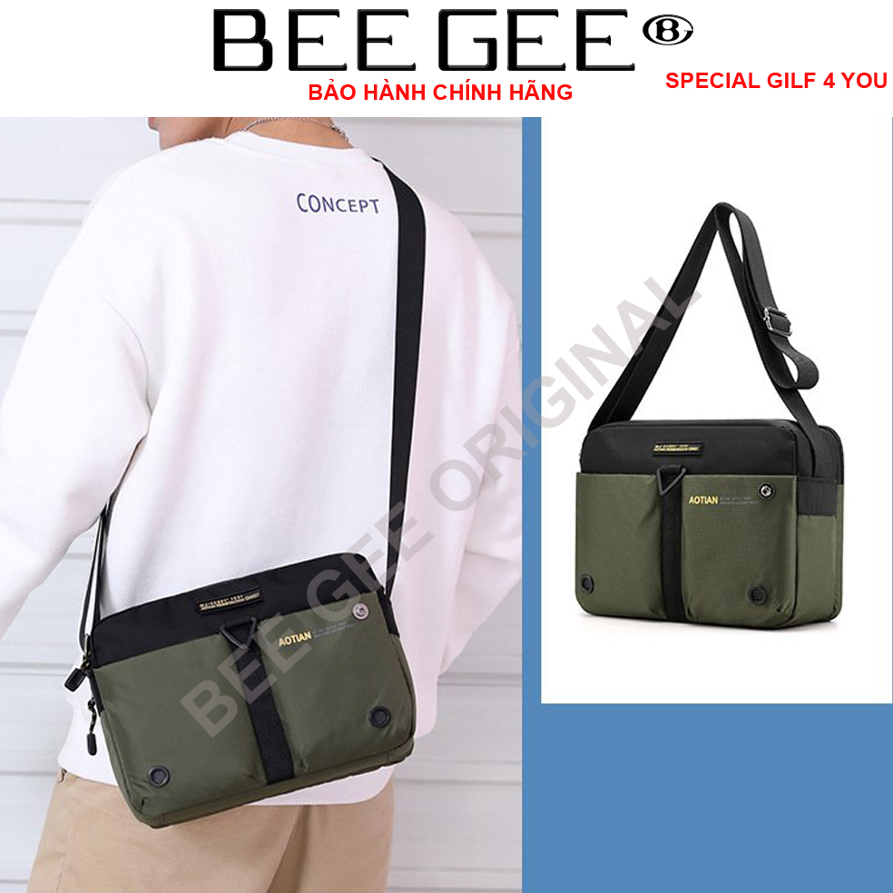 Túi đeo chéo nam cao cấp phong cách HÀN QUỐC BEE GEE DCN9018A (Tặng quà tặng ngẫu nhiên trong BEEGEE GILF COLLECTION)