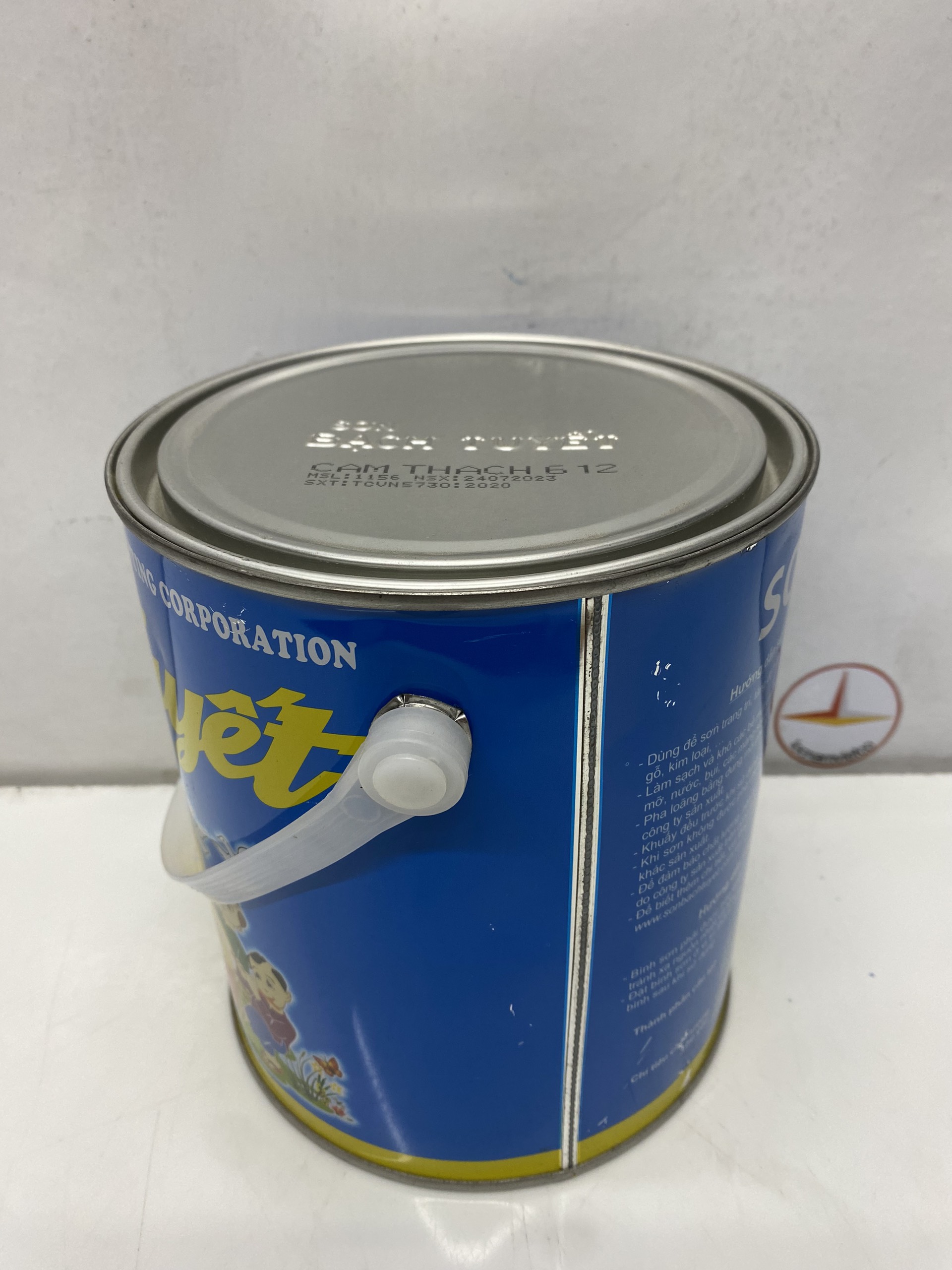 Sơn dầu Bạch Tuyết màu cẩm thạch 612 3kg