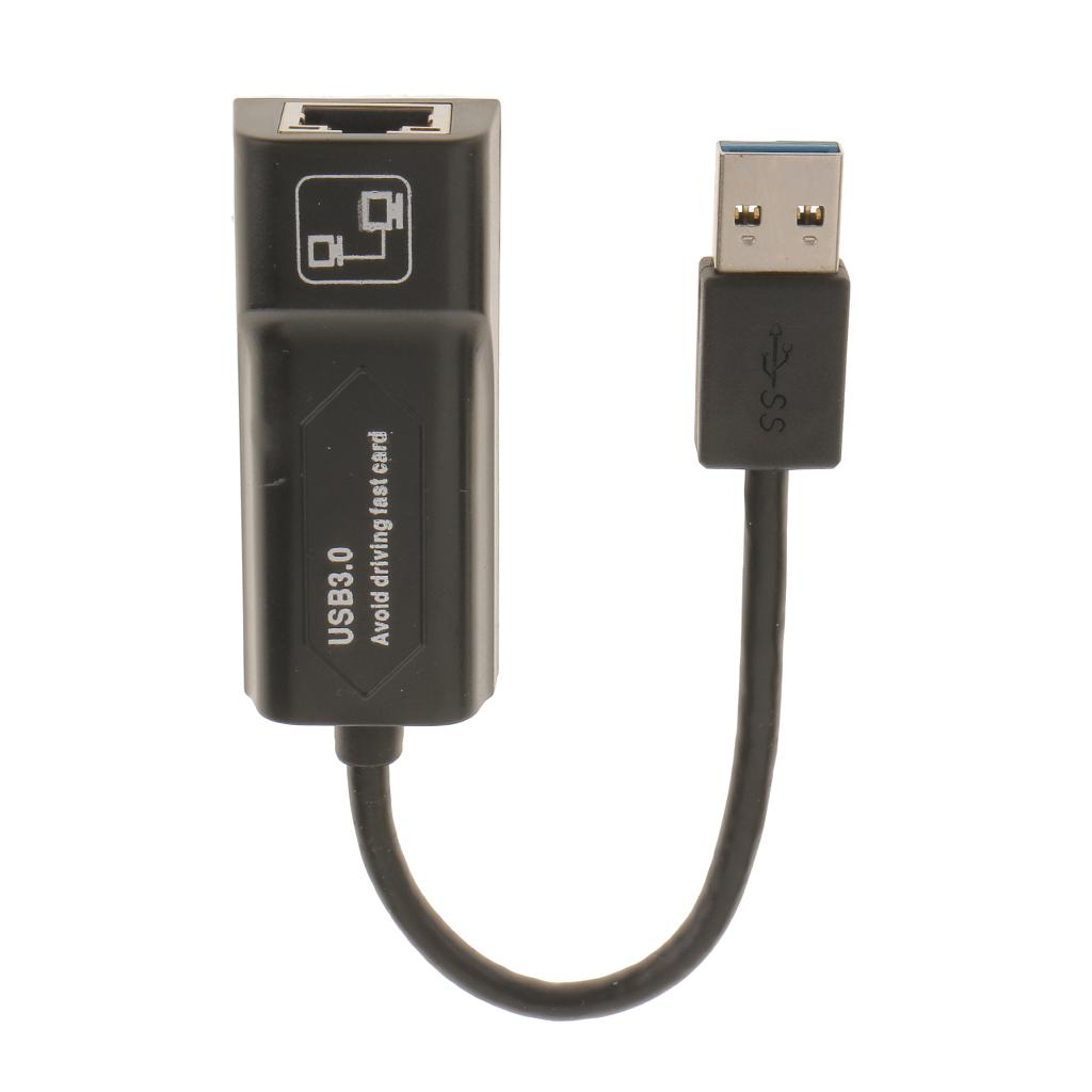 USB 3.0 Gigabit Ethernet Lan Network Adapter Hub to 1000Mbps For PC
