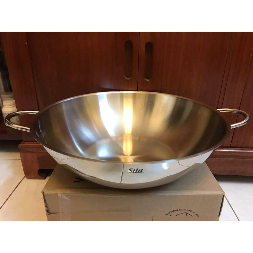 Chảo Sâu Lòng SILIT WOK 32cm, Chảo Xào Đức, Thiết Kế Tiện Lợi, Hiện Đại, Chất Liệu Thép Không Gỉ, Nhập Khẩu Đức, Hàng Chính Hãng