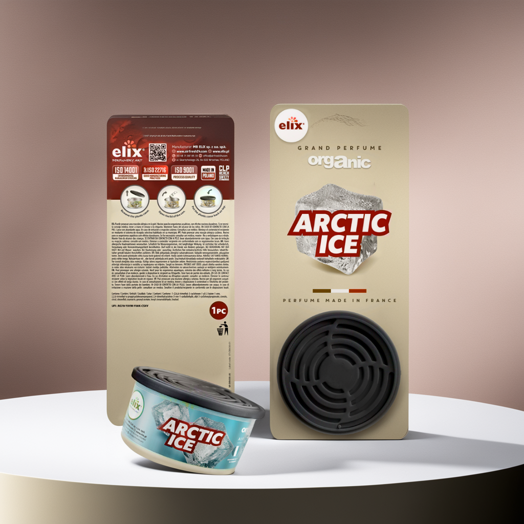 Sáp Thơm để Taplo Ô tô Elix - Hương Arctic Ice (Mát lạnh - sảng khoái)