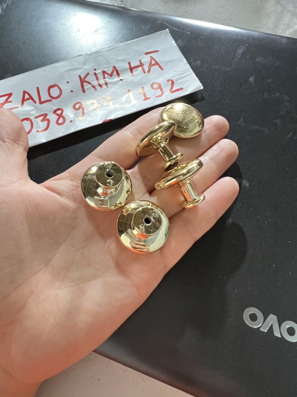 Núm tròn ngăn kéo vàng trơn chất liệu hợp kim nhôm cao cấp, núm tủ,núm Tủ Ngăn Kéo , Núm Cửa Tủ Gỗ, Tay Nắm