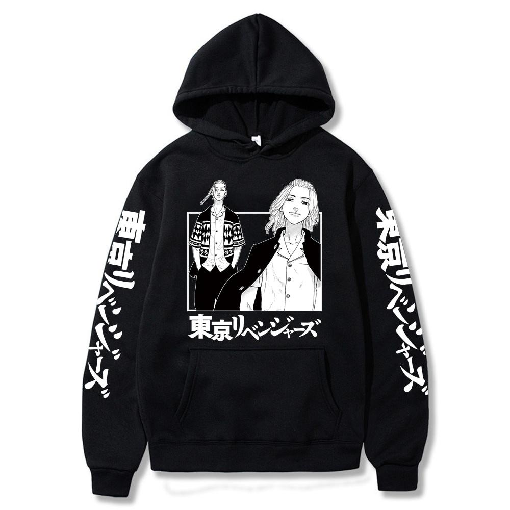 Anime Tokyo Revengers Áo Hoodie Anime Manjiro Sano Ken Ryuguji Đồ Họa Áo Hoodie Cho Nam Thể Thao Cosplay Quần Áo