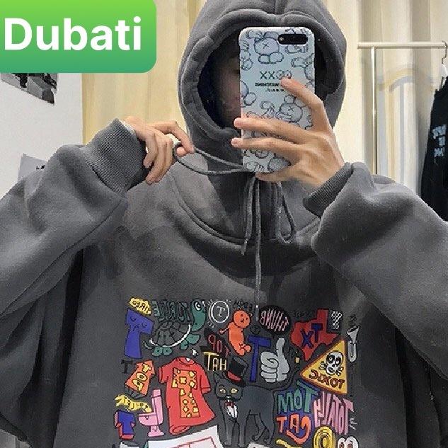 ÁO KHOÁC NỈ HOẠT HÌNH HARUKU, ÁO KHOÁC HOODIE NAM NỮ CHẤT VẢI DÀY PHONG CÁCH HÀN HOT- DUBATI FASHION