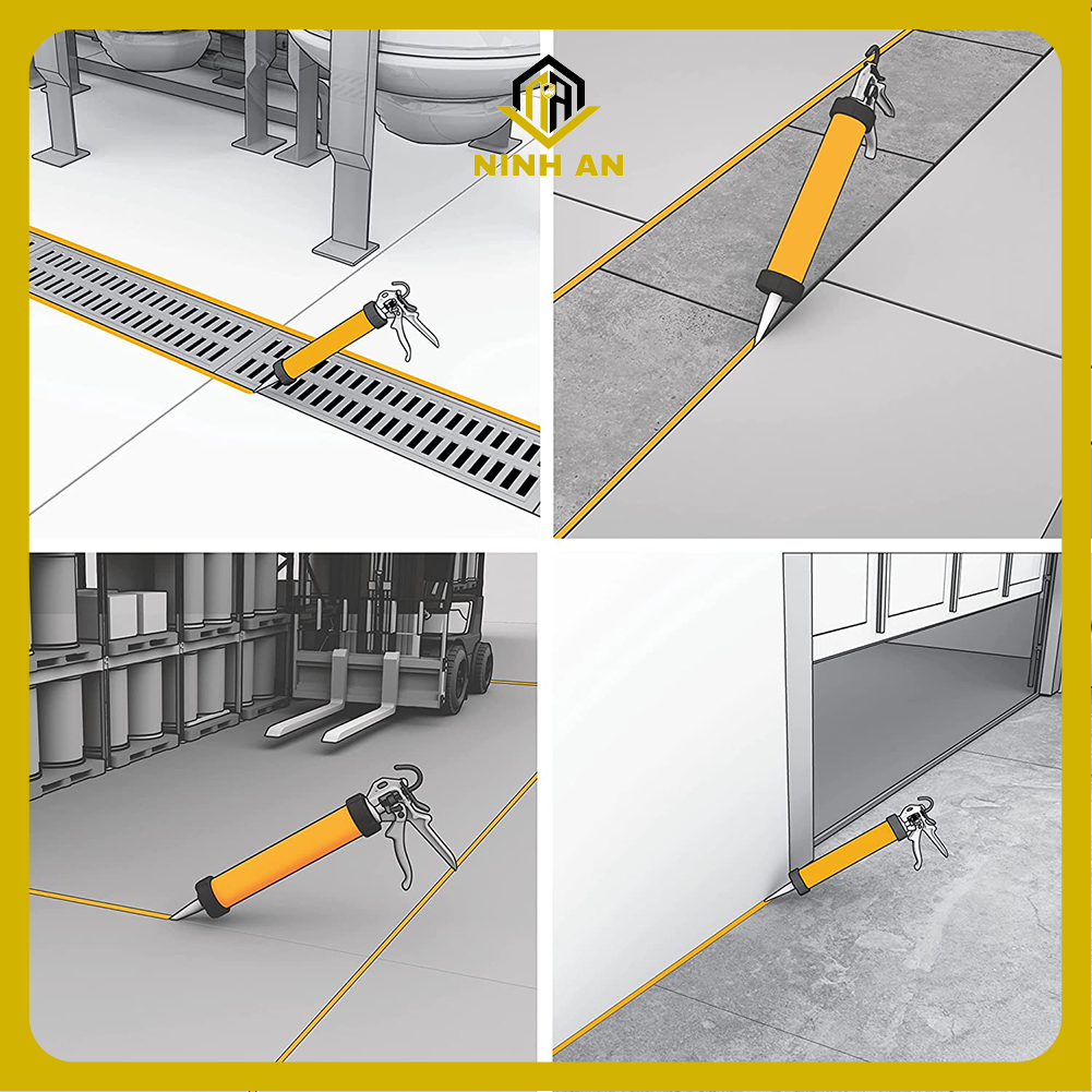 Sikaflex construction AP - Thùng 20 xúc xích - Hợp chất trám khe đàn hồi gốc PU