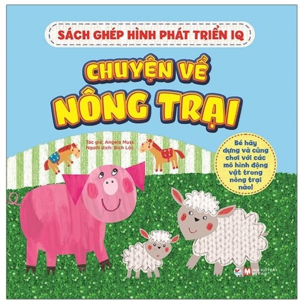 Combo 3 Cuốn Ghép hình phát triển IQ: Chuyện rừng xanh, Chuyện về đại dương, Chuyện về nông trại - Bản Quyền