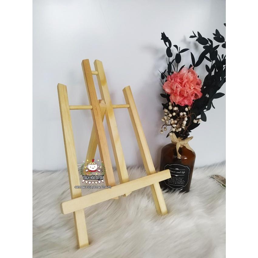 Kệ đỡ khung thêu trang trí xinh xắn giá đỡ chữ A để bàn gỗ thông handmade tự thêu DIY - Bách hóa Na Na