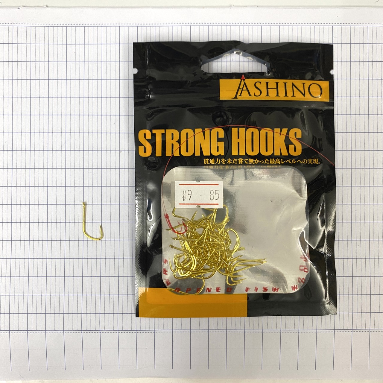 Lưỡi Câu Cá Không Ngạnh Ashino Strong Hooks Chuyên Săn Hàng Gói 50 Lưỡi
