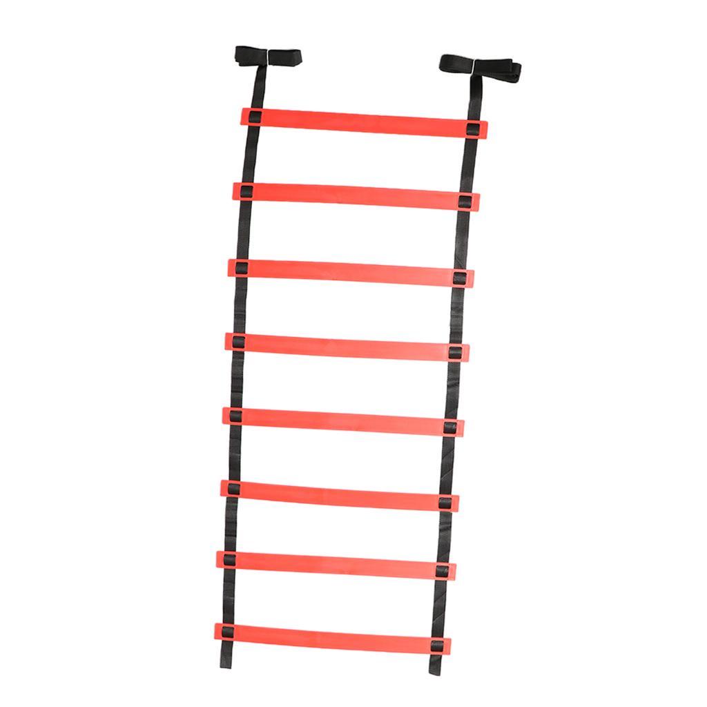 Agility Ladder- 8 Adjustable Rungs Fitness  Training Equipment with Carry Pouch  for Adults/Kids/Athletic Football Training