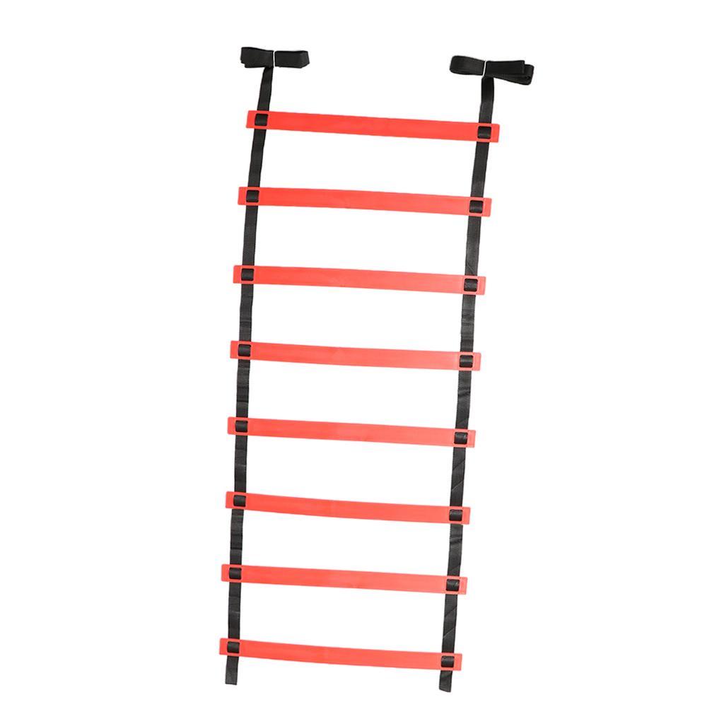 Agility Ladder- 8 Adjustable Rungs Fitness Speed Training Equipment with Carry Pouch Bag- Fit for Adults/Kids/Athletic Football Training