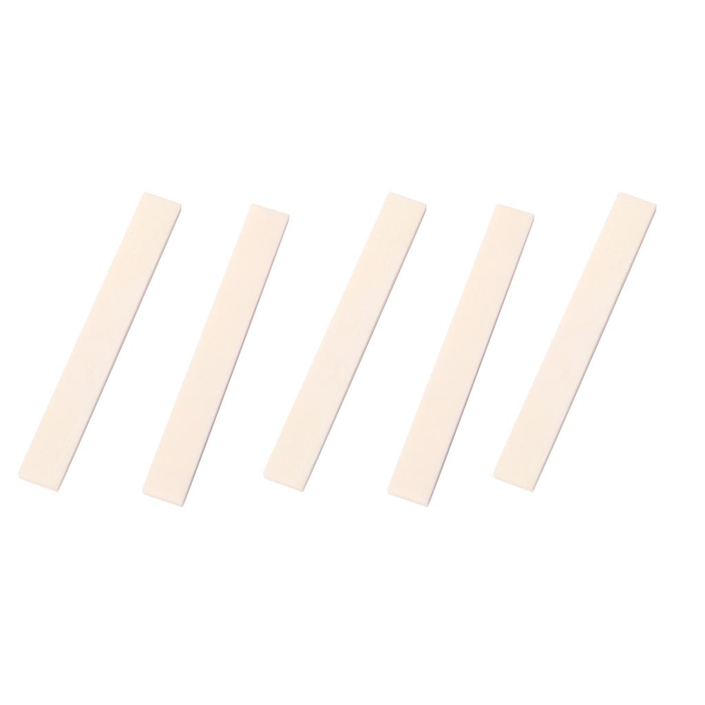 Sunnimix 5 Miếng Vintage Xương Trâu Cầu Yên Xe Trống Cho Đàn Acoustic Dân Gian Đàn Guitar