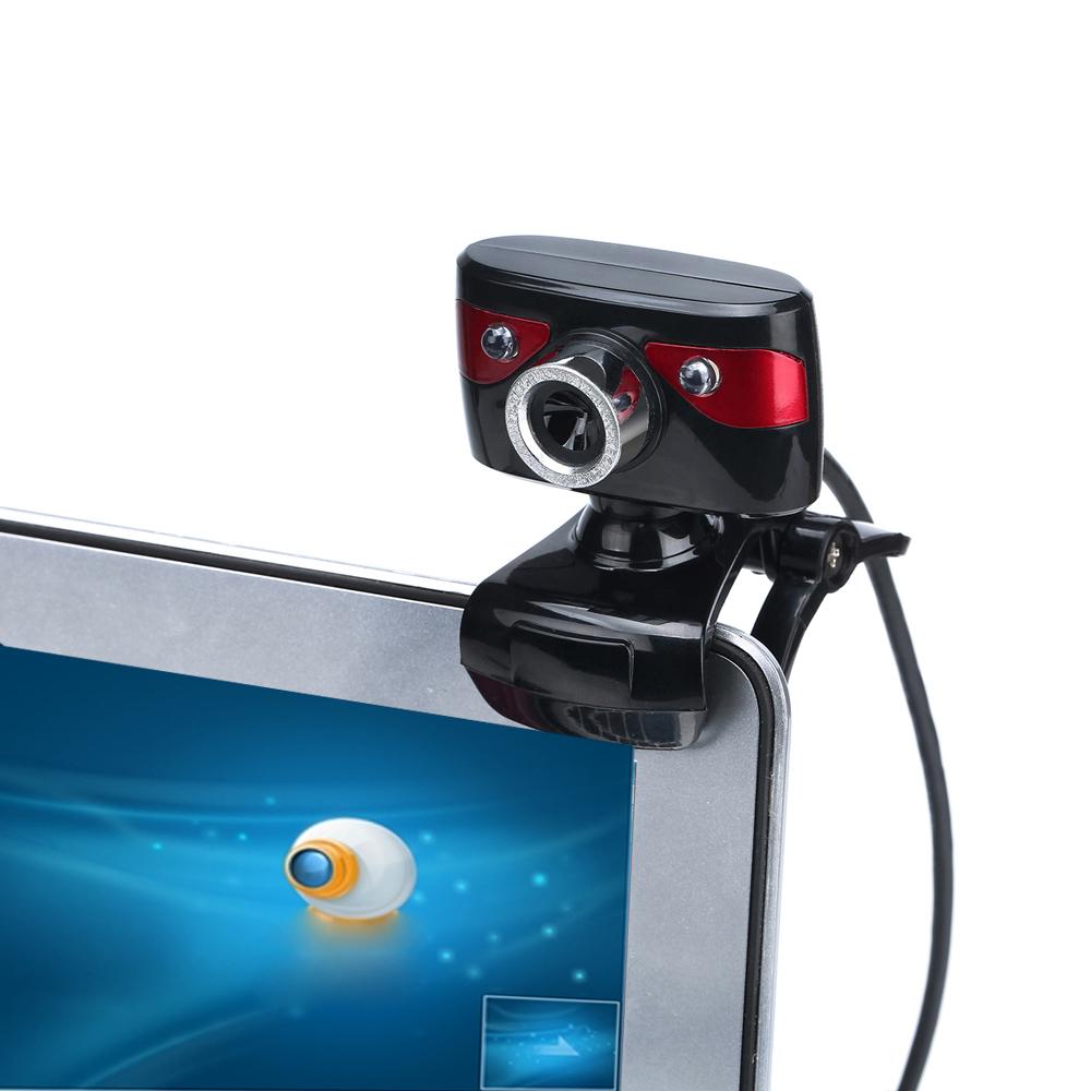 USB 2.0 Camera HD 12 Megapixel Web Cam 360 độ với Micrô Clip-on cho Máy tính để bàn Máy tính Skype Máy tính xách tay