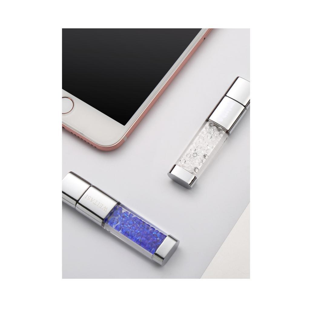 Crystal U Disk 8GB 16GB 32GB USB2.0 Flash Memory Stick Pen Drive Storage