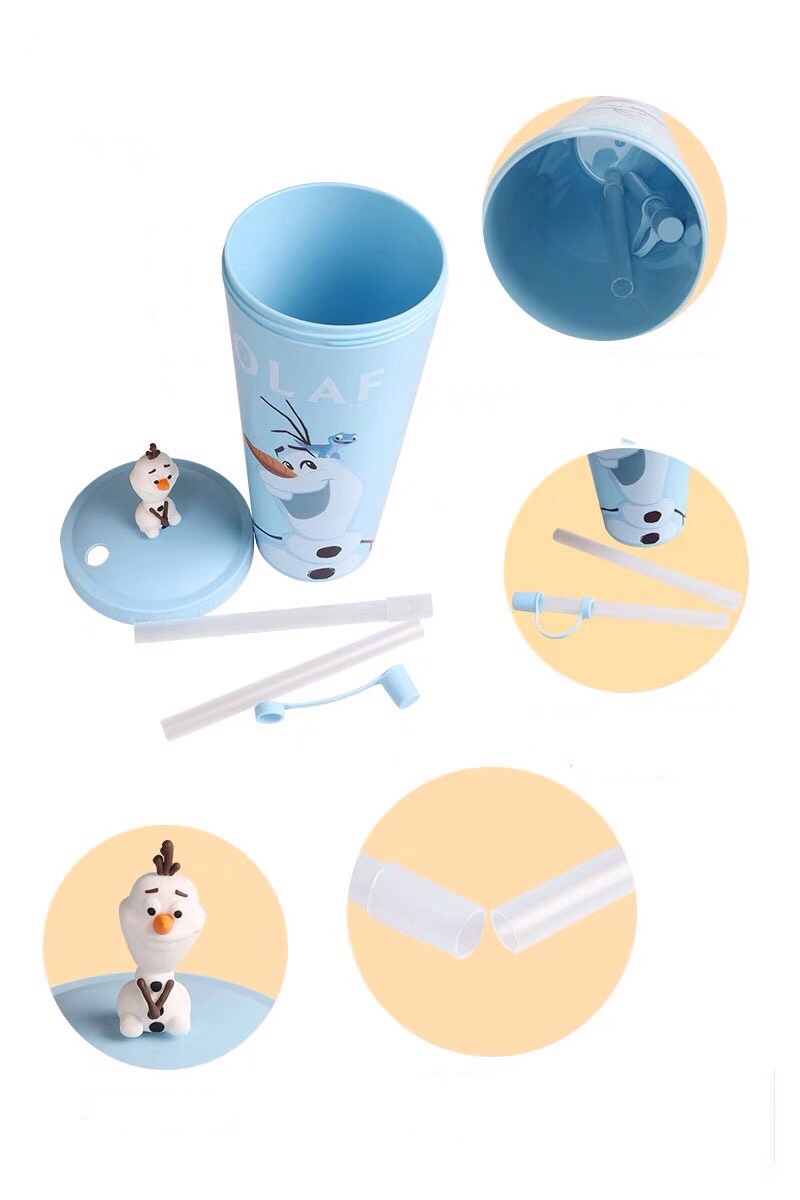 Ly uống lạnh hình Olaf màu xanh biển siêu cute - PDP2508X