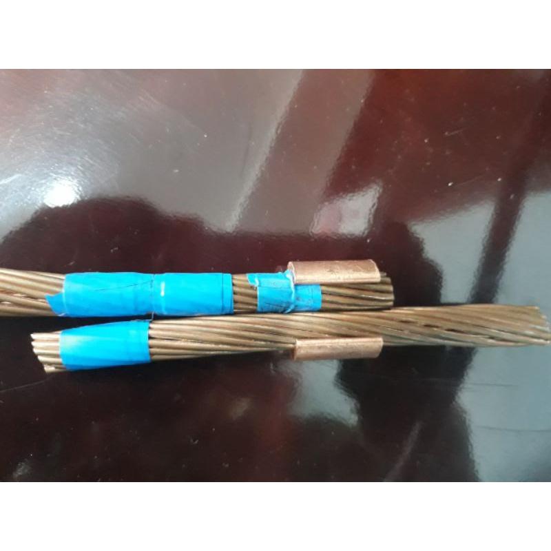 Kẹp cáp chữ C cho cáp đồng trần M25, M35, M50, M70.