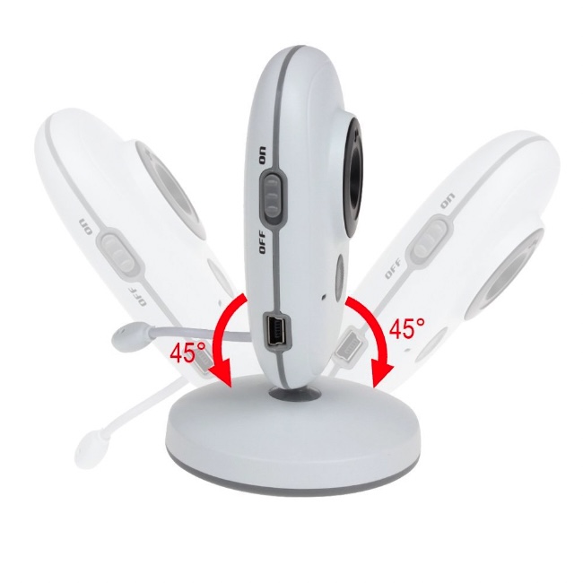 Máy báo khóc Camera Di Động Kèm Màn Hình Way VOX Night