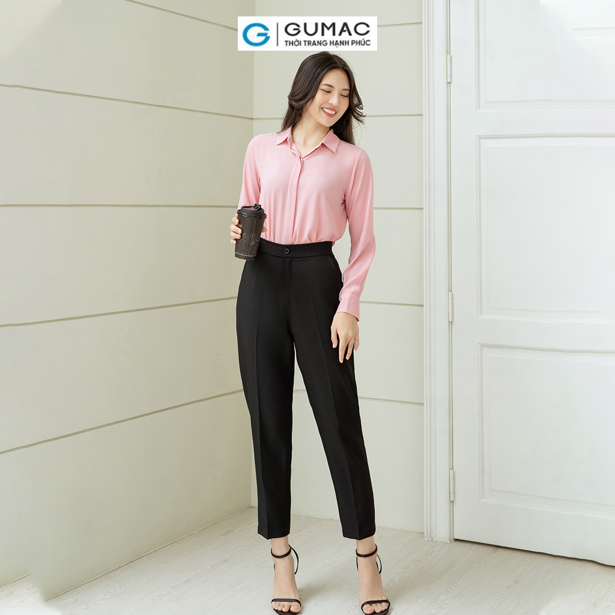 Quần tây nữ ống đứng GUMAC QD08055