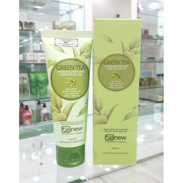 [Tặng móc khoá] Tẩy tế bào chết trà xanh Benew Green Tea Peeling Gel Hàn Quốc 150ml