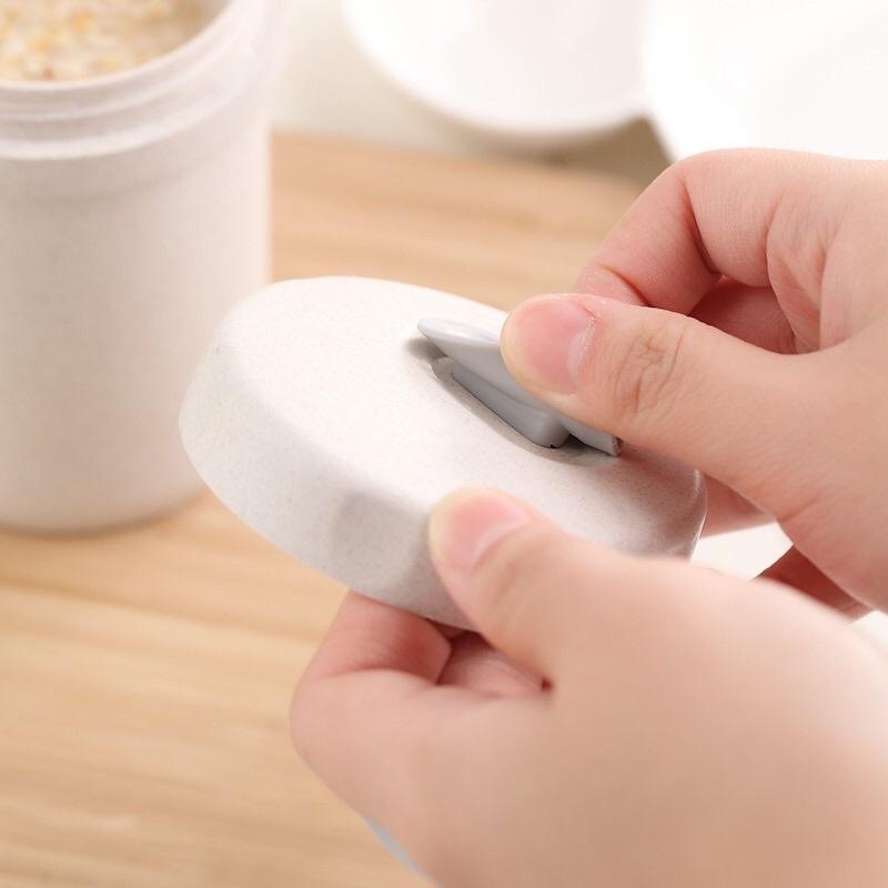 Cốc Giữ Nhiệt Lúa Mạch ANHOME, Cốc Đựng Cháo - Súp Kèm Muỗng Tiện Lợi