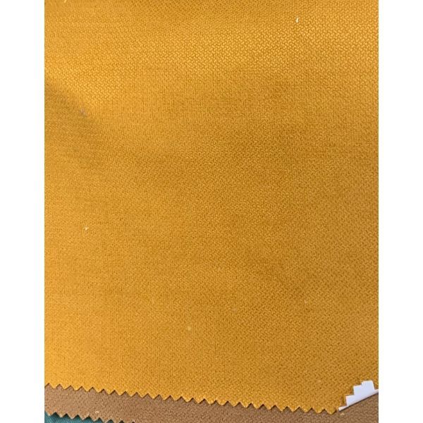 Rèm cửa vải LUCYA18-8 có thanh treo hợp kim nhôm màu gỗ đầu tròn - cao cố định 1m4
