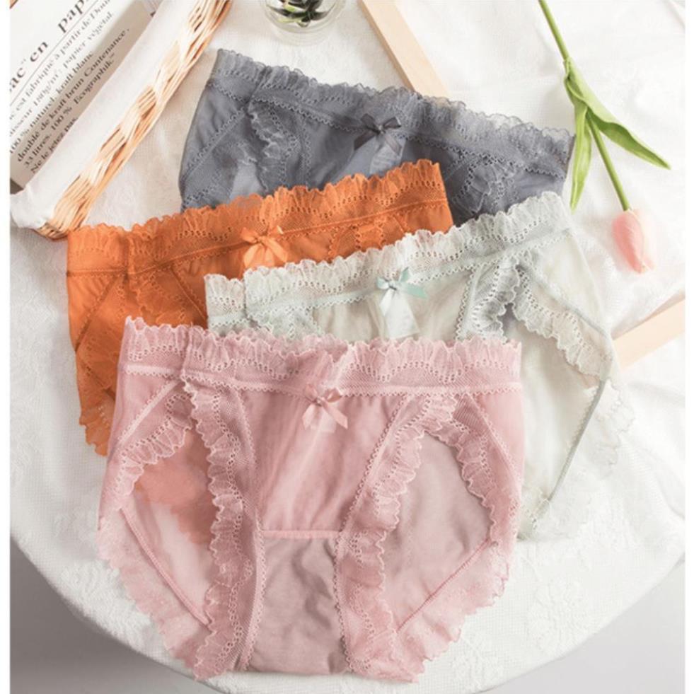 QUẦN LÓT REN LƯỚI LACE CHỐNG HẰN VIỀN PHONG CÁCH NHẬT BẢN Q297