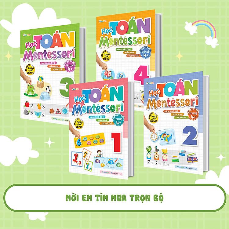 Sách Học Toán Montessori 4 ( Phát triển trí tuệ 4+)