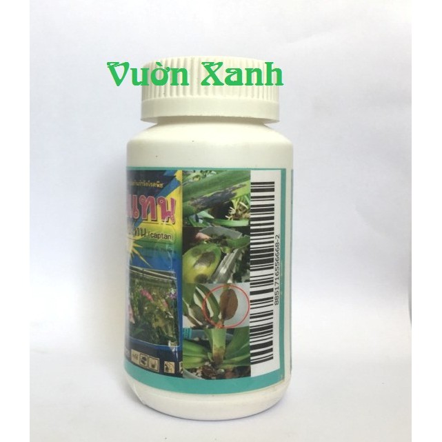 Thuốc trị nấm bệnh cho lan và hoa hồng CAPTAN Thái 50gr