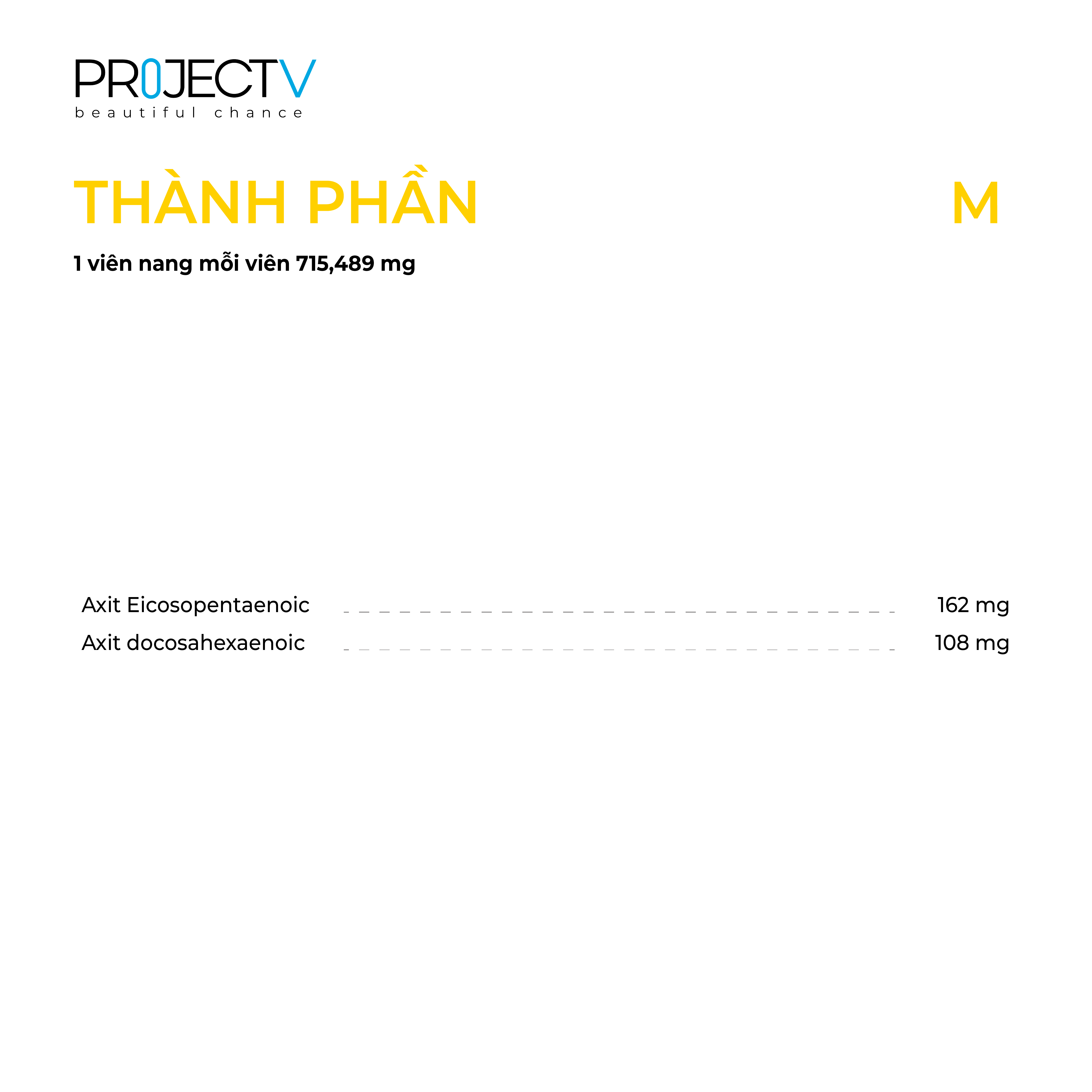 [VOUCHER 200K & TẶNG 5 TÚI PV ZIP] Thực Phẩm Sức Khoẻ BR+A+M | V Alphabet - Sự thông minh & Nhạy bén - PROJECT V - Xuất xứ Pháp, Hàng Chính Hãng