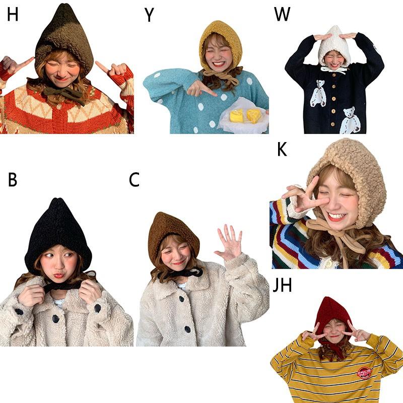 Mũ len mùa đông dễ thương dành cho nữ