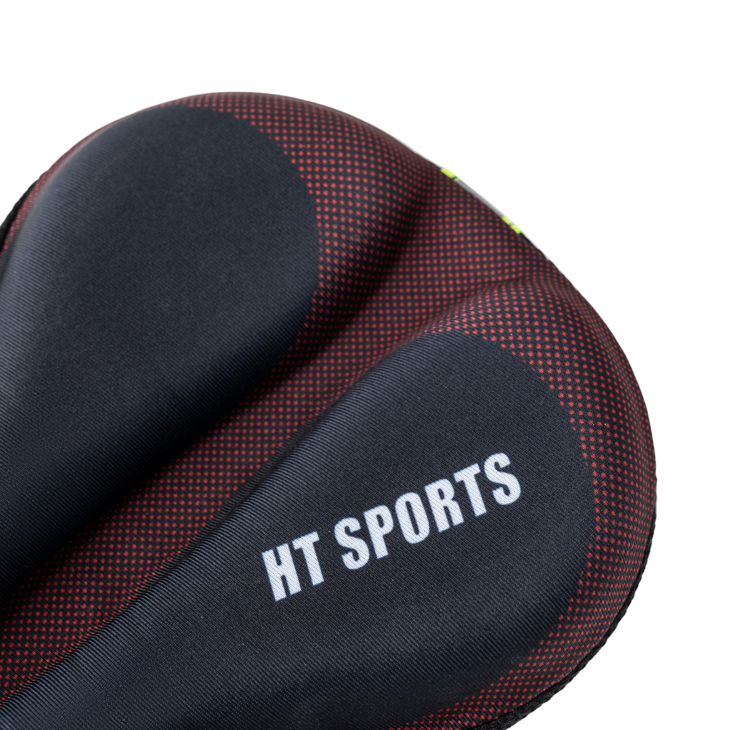 Bọc yên xe đạp thể thao HT-SPORTS bọc silicone dày êm thoáng khí, có phản quang đi đêm tặng kèm bọc mưa