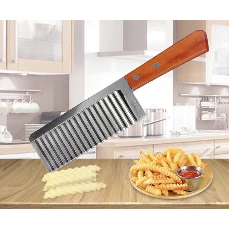 Dao cắt lát, tỉa sóng củ quả bằng inox