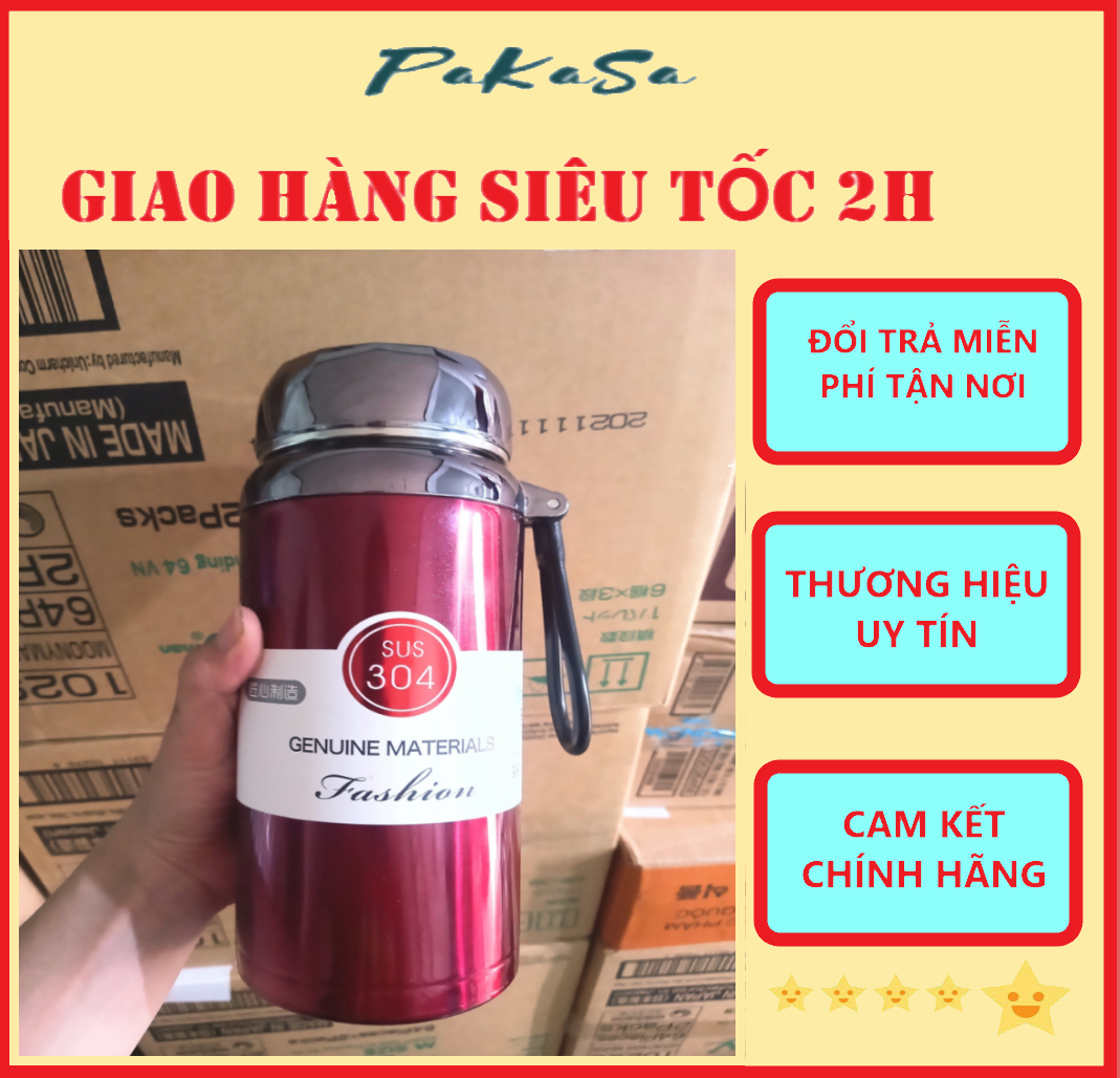 Bình Giữ Nhiệt Kim Cương Inox 304 Giữ Nhiệt Tốt Trong 6-8H - Chống Rỉ Sét Đảm Bảo An Toàn Cho Sức Khỏe Người Dùng - Hàng Loại 1 - Chính Hãng