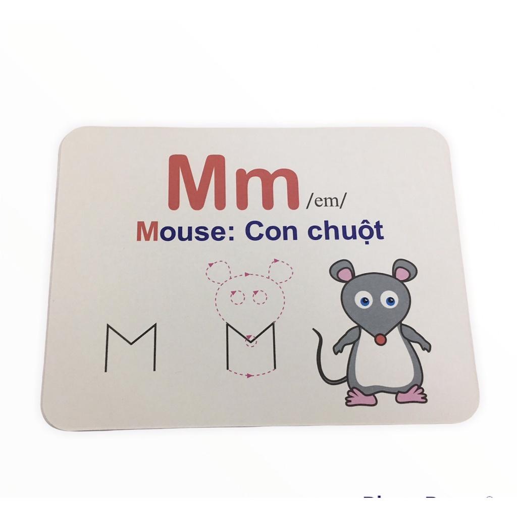 Thẻ Học Thông Minh,Thẻ FlashCards Chủ Đề Chữ Cái Tiếng Anh,Giúp Bé Học Tiếng Anh, Học Vẽ Sáng Tạo