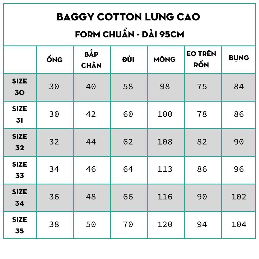 Quần Jeans Baggy UNISEX QJ001 BIGSIZE Trơn Đậm / Nhạt - Lưng Cao - tôn dáng - Không Giãn