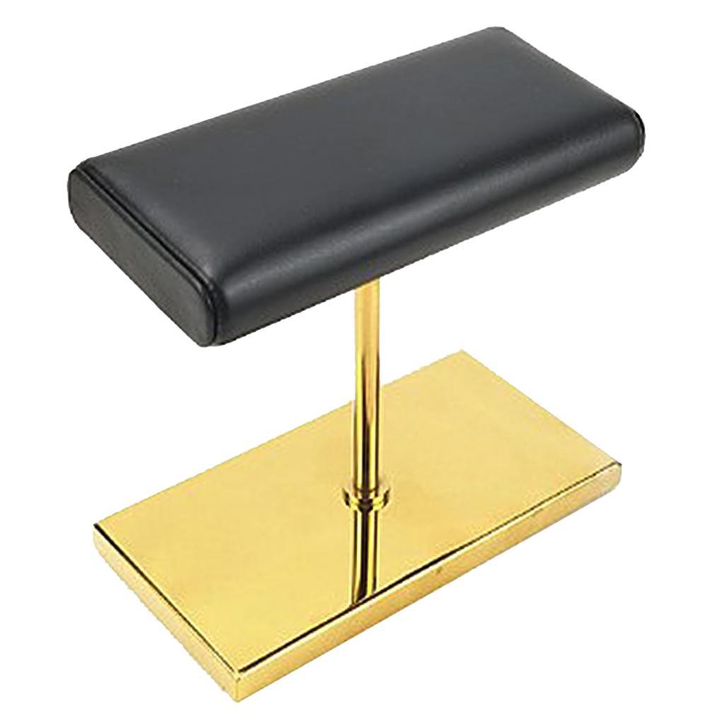 Metal Base & PU Leather Watch Holder Stand for Display T-Bar Rack for Jewelry