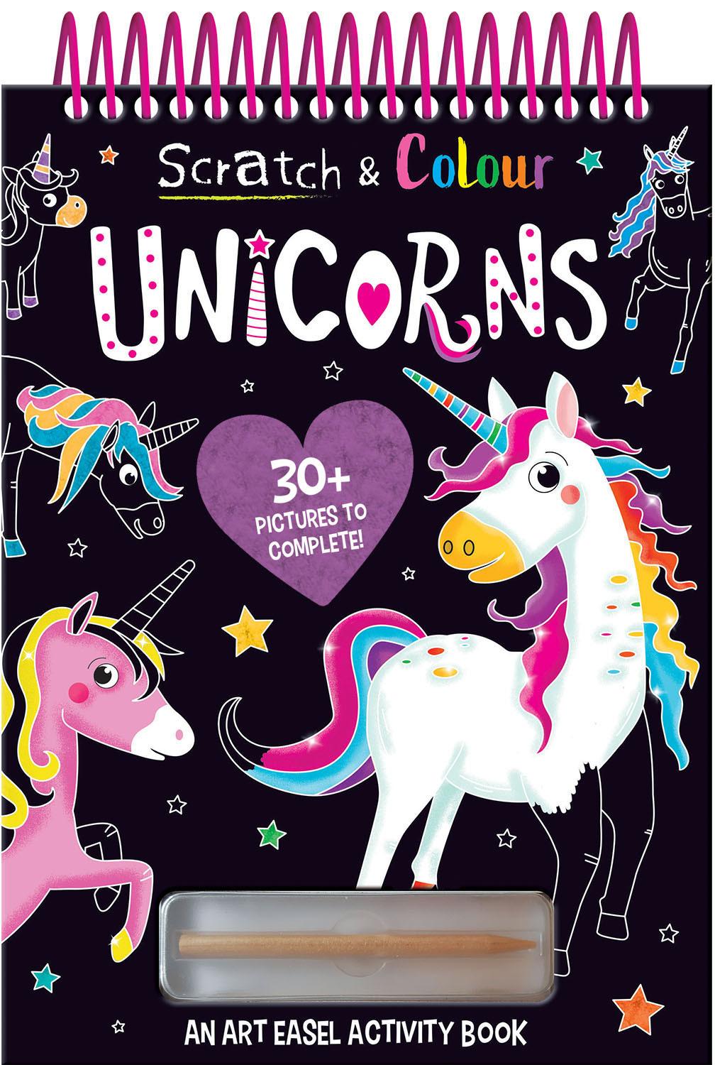 Scratch &amp; Colour Unicorns