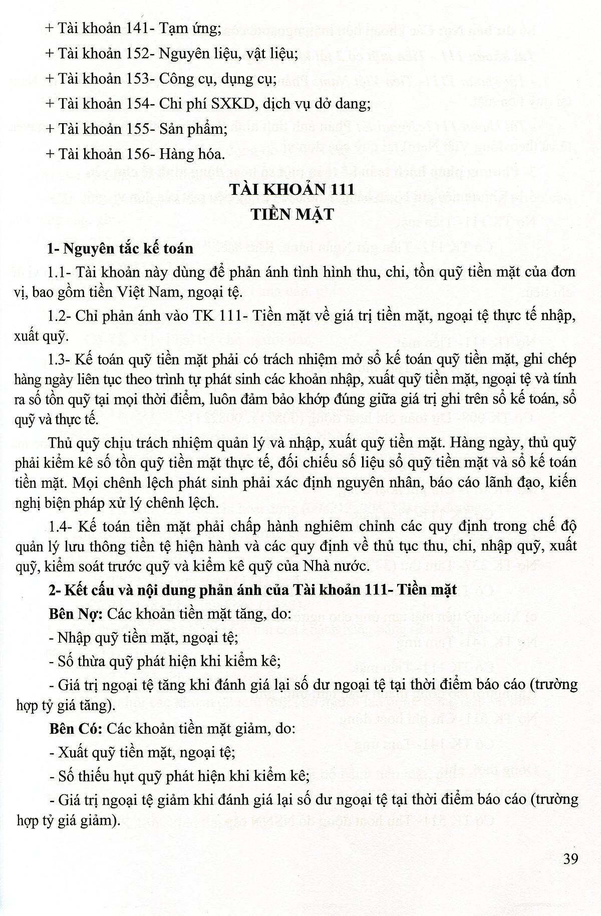 Chế Độ Kế Toán Hành Chính Sự Nghiệp