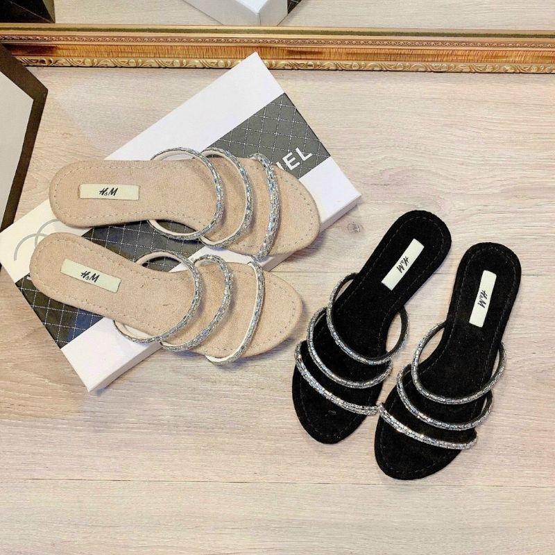 DÉP LÊ ĐÍNH ĐÁ DÂY MẢNH NHỎ HÀNG ĐẸP