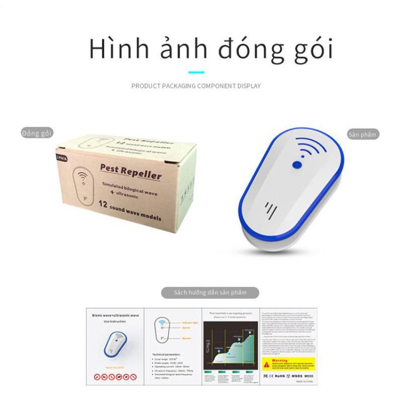 Máy đuổi côn trùng chuột gián bằng sóng âm tần suất cao MAGICAL - ShopToro - AsiaMart