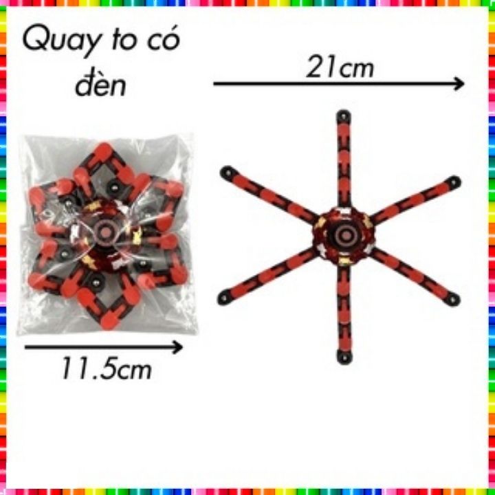 Con quay spinner phát sáng có đèn đồ chơi vận động cho bé