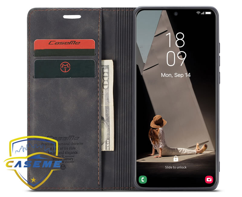 Bao da dạng ví dành cho Samsung Galaxy S21 FE hàng chính hãng Caseme