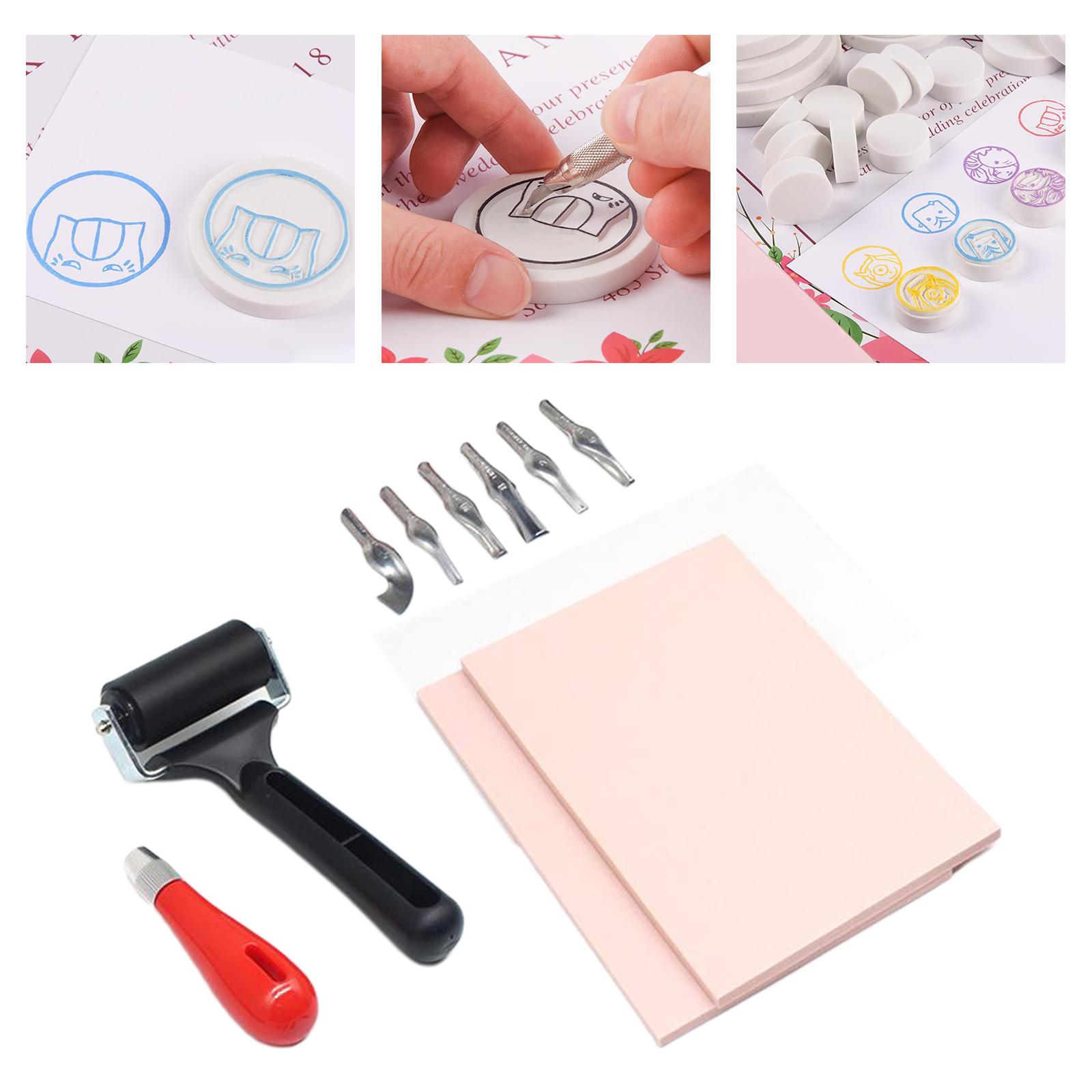 Rubber Stamp Making Kit Rubber Carving Blocks for Stamp