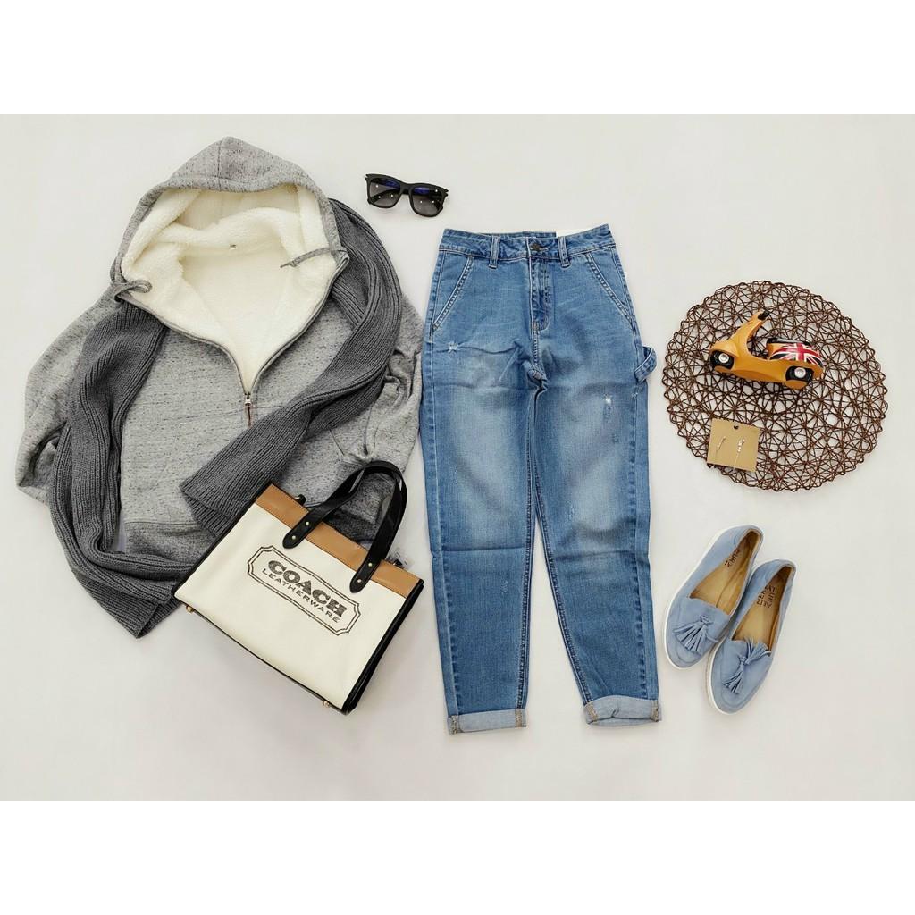 QUẦN JEANS BOYFRIEND DENIM 9 TẤC CÁ TÍNH THỜI TRANG